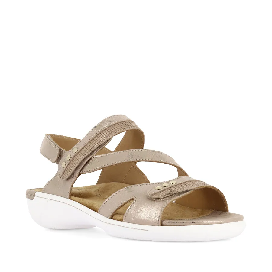 BEAUX W - PLATINO SCRATCH LEATHER Everyday Shoes Flexible Layers