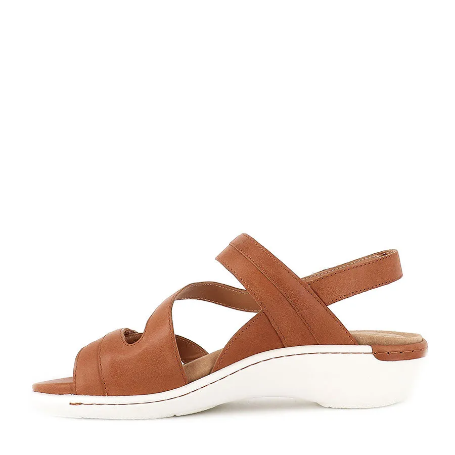 Trendy Footwear uv guard BEAUX W - TAN LEATHER