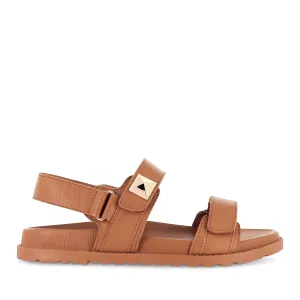 BEBE - DARK TAN LEATHER simple design