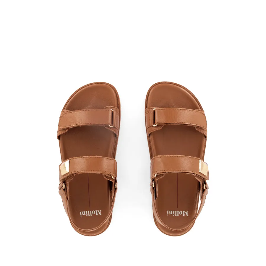 Travel Footwear BEBE - DARK TAN LEATHER
