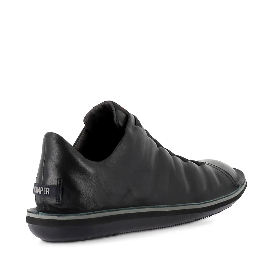 BEETLE 18751 - BLACK LEATHER Machine Washable Fabric Eco Friendly Upper
