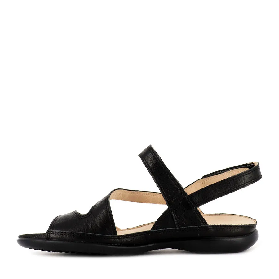 Moisture wicking No Hassle BELTA W - BLACK LEATHER