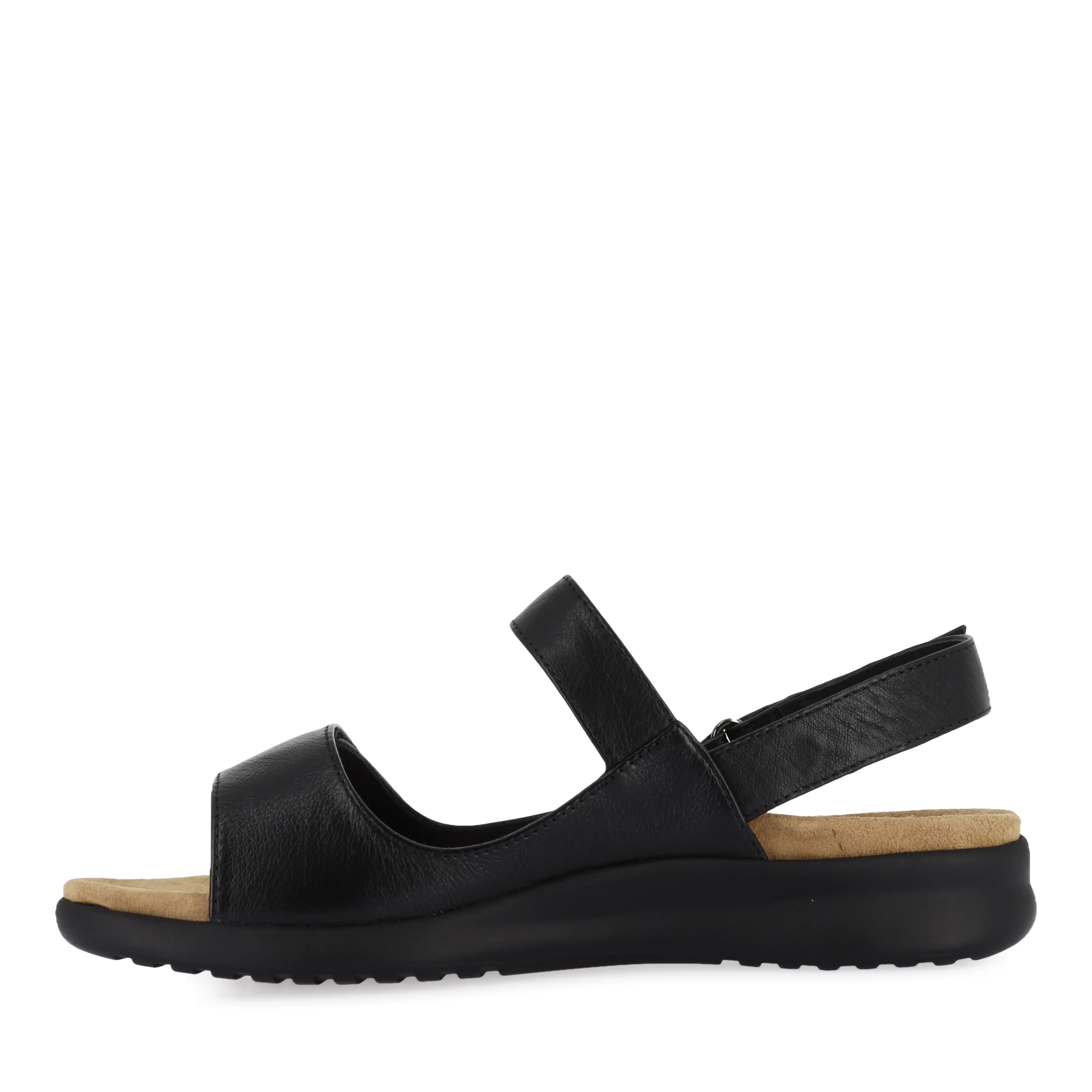 BENJI XW - BLACK BLACK LEATHER velcro