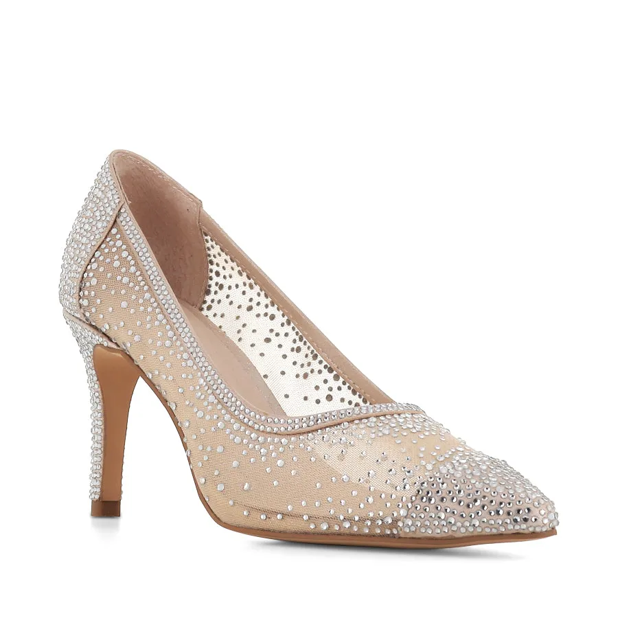 Flexible Support Shoes Versatile Style BENTER - NUDE SHIMMER-NUDE MULTI
