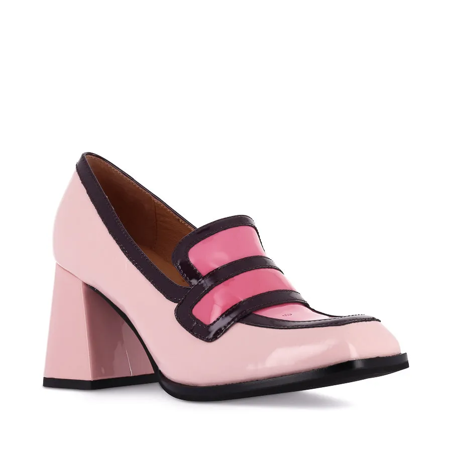 BERGEN - PINK MULTI PATENT LEATHER Toe Steady