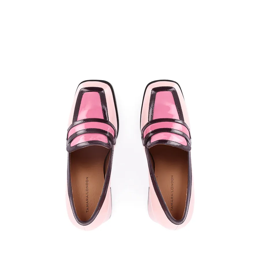 Neat Steps Clean Path Lane BERGEN - PINK MULTI PATENT LEATHER