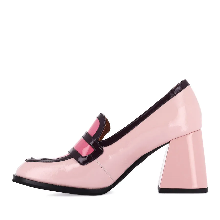 Elegant Comfort BERGEN - PINK MULTI PATENT LEATHER