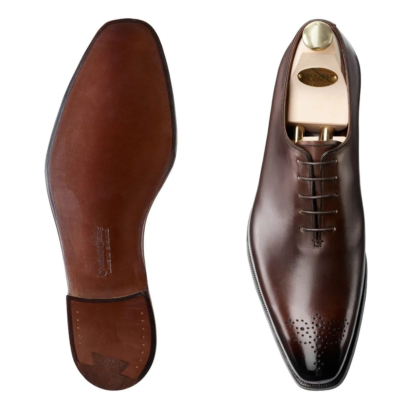 Weymouth 2 Dark Brown Antique Calf Graduation Oxfords