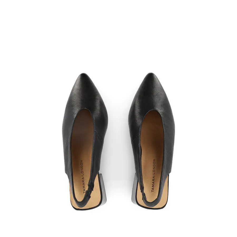 Elegant Look Breathable All-Day Shoes BEYAH - BLACK LEATHER