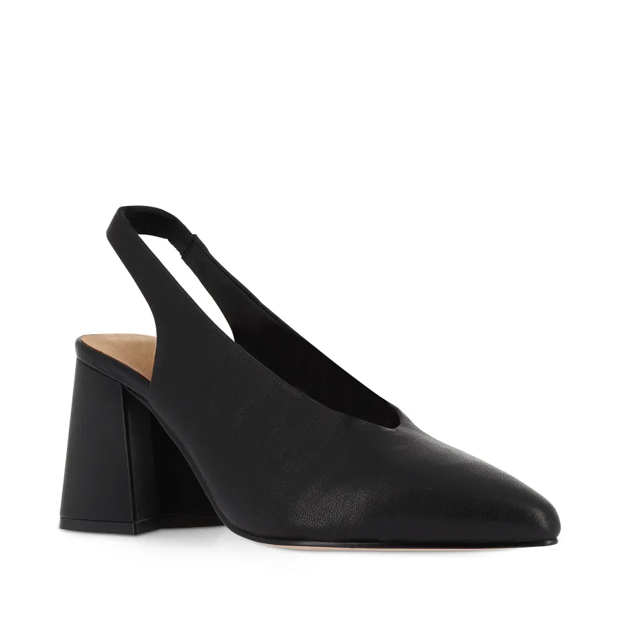 BEYAH - BLACK LEATHER Durable Craftsmanship Beach Air