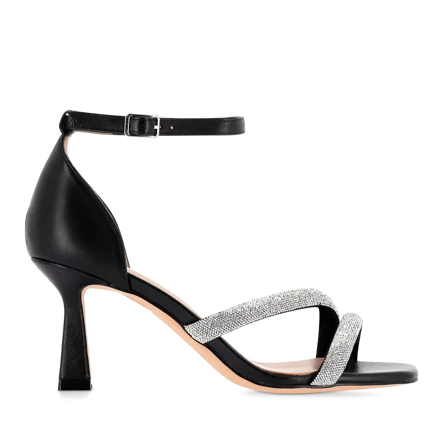 Elegant Walk BIKER - BLACK LEATHER