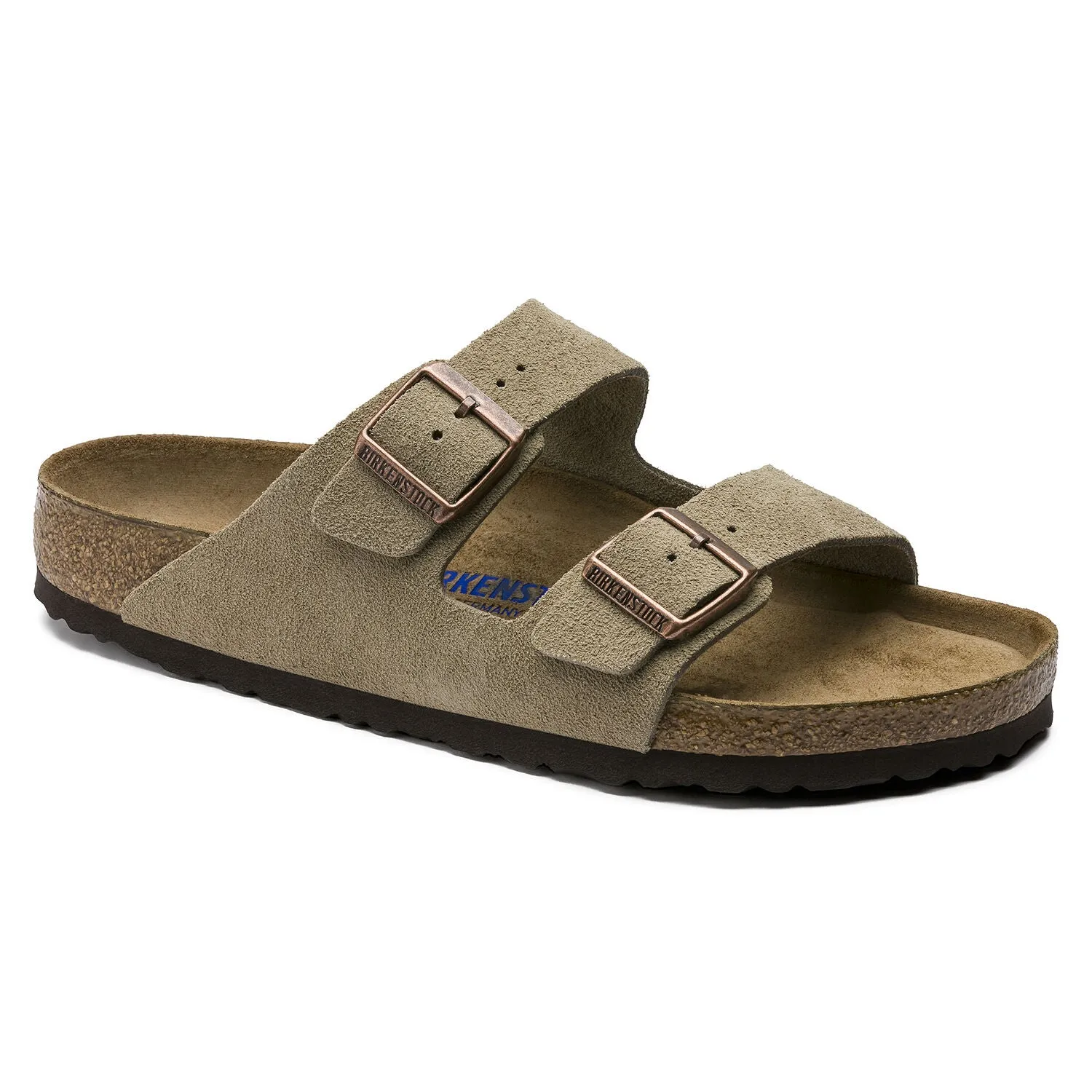 BIRKENSTOCK ARIZONA SOFT SUEDE - NARROW - TAUPE - B06500BN951303 Soul Walk