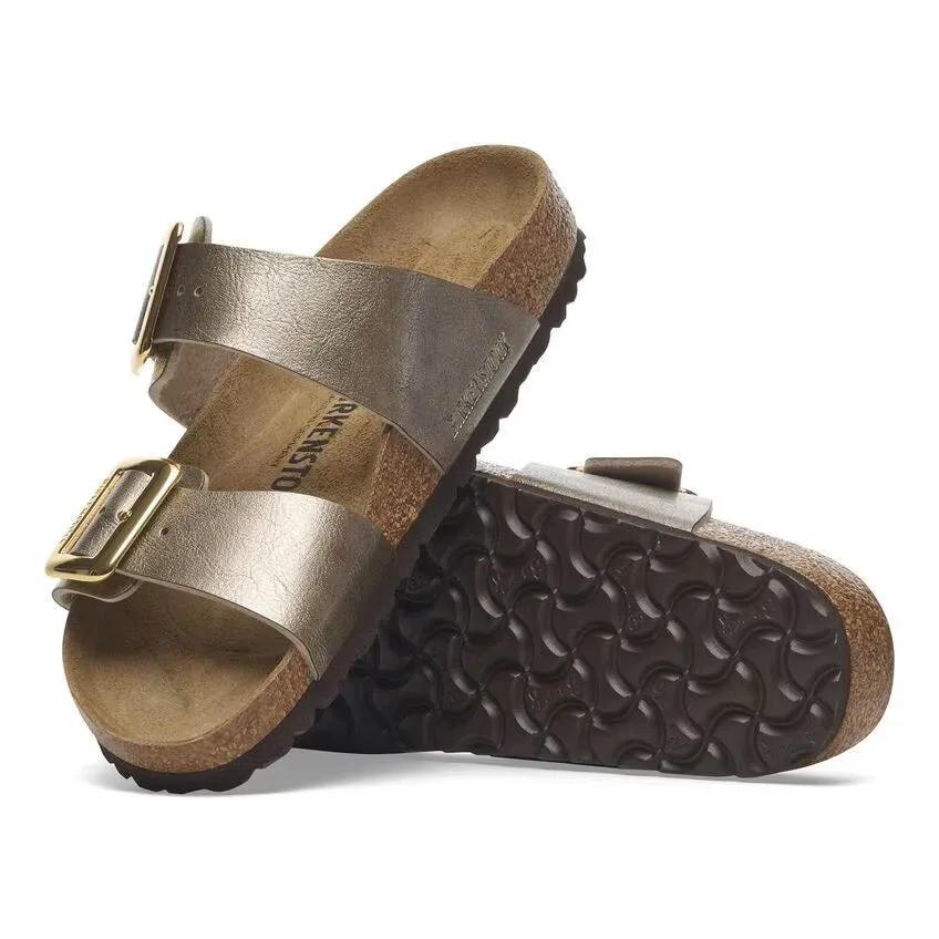BIRKENSTOCK SYDNEY LUXE BUCKLE - TAUPE Everywhere Fit