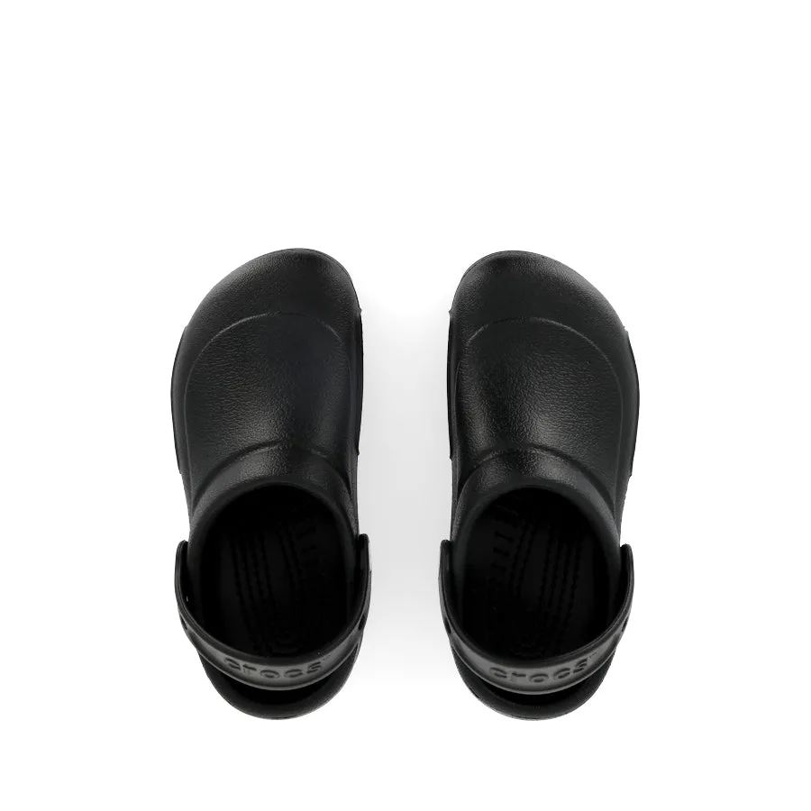 BISTRO CLOG - BLACK hook and loop closure