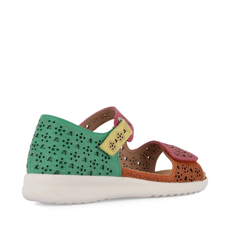 Retro active shoes BIZZA XW - BRIGHT MULTI LEATHER