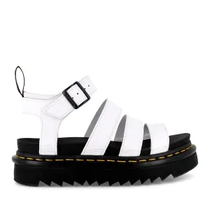 Comfort Walking Foot Support Shoes BLAIRE 3 STRAP SANDAL - WHITE HYDRO
