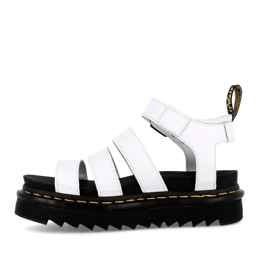 BLAIRE 3 STRAP SANDAL - WHITE HYDRO Swift Walk Orthopedic Support