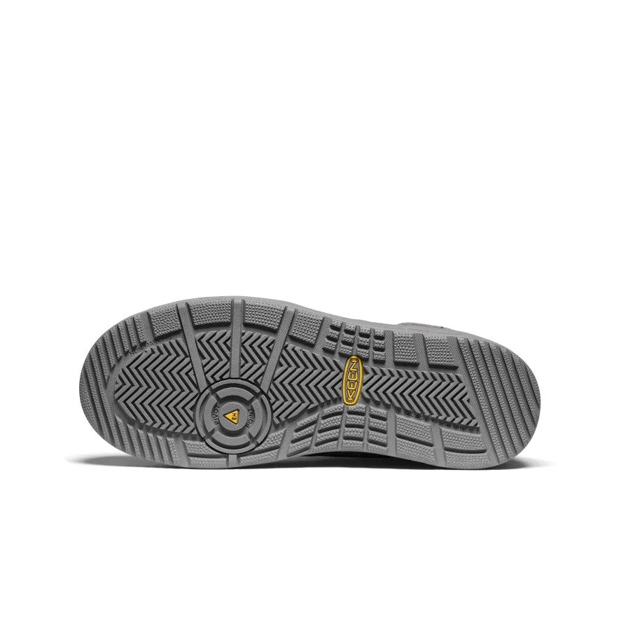 Slip - resistant Autumn Men's Gibson Boot (Soft Toe)  |  Steel Grey/Steel Grey