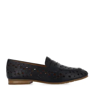 Wide Width Option MADISH - NAVY LEATHER