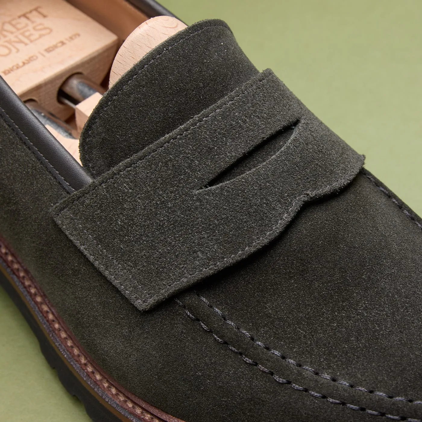 Eco Friendly Boston 2 Earth Green Suede