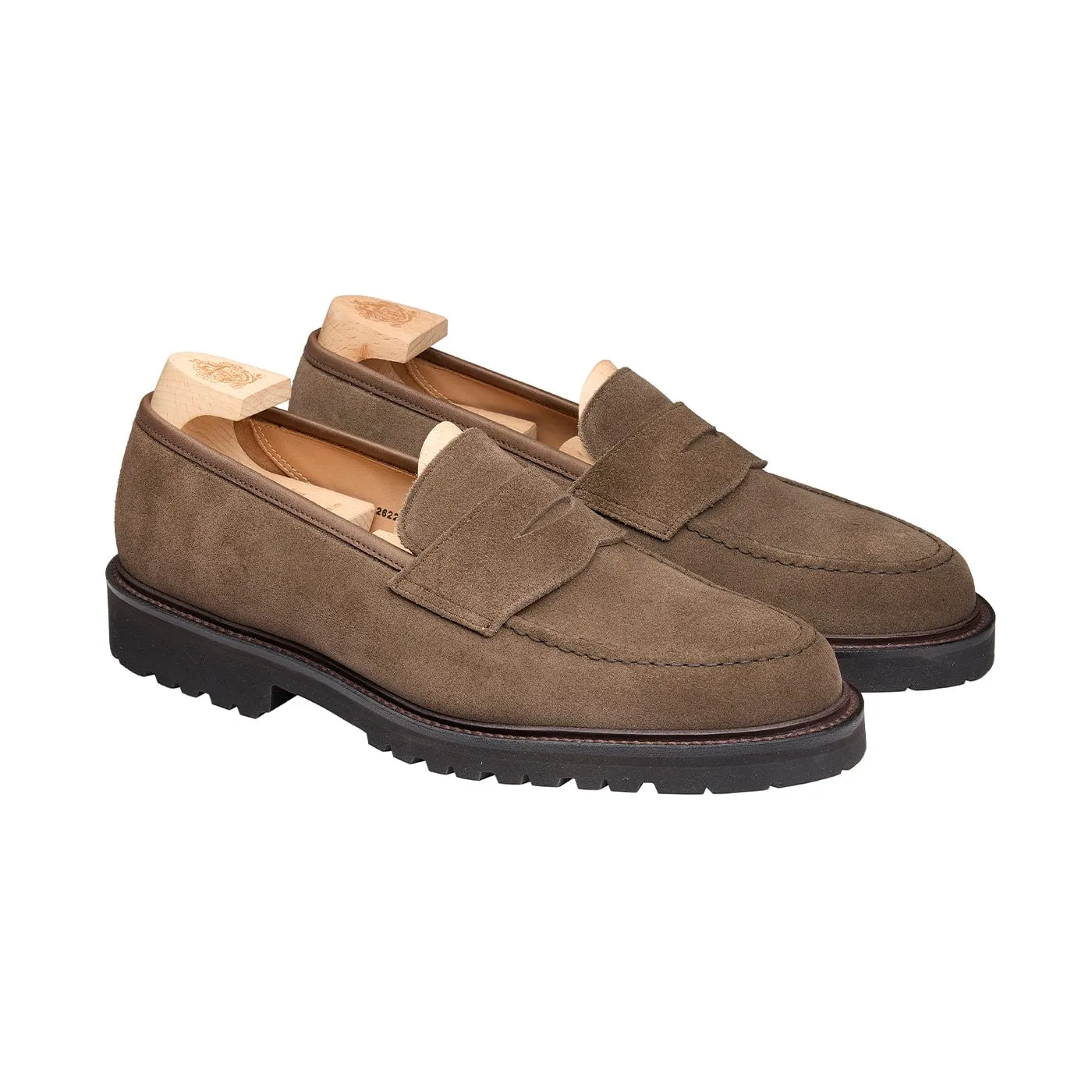 Boston 2 Slate Suede All-Purpose Wear Perforated Detail
