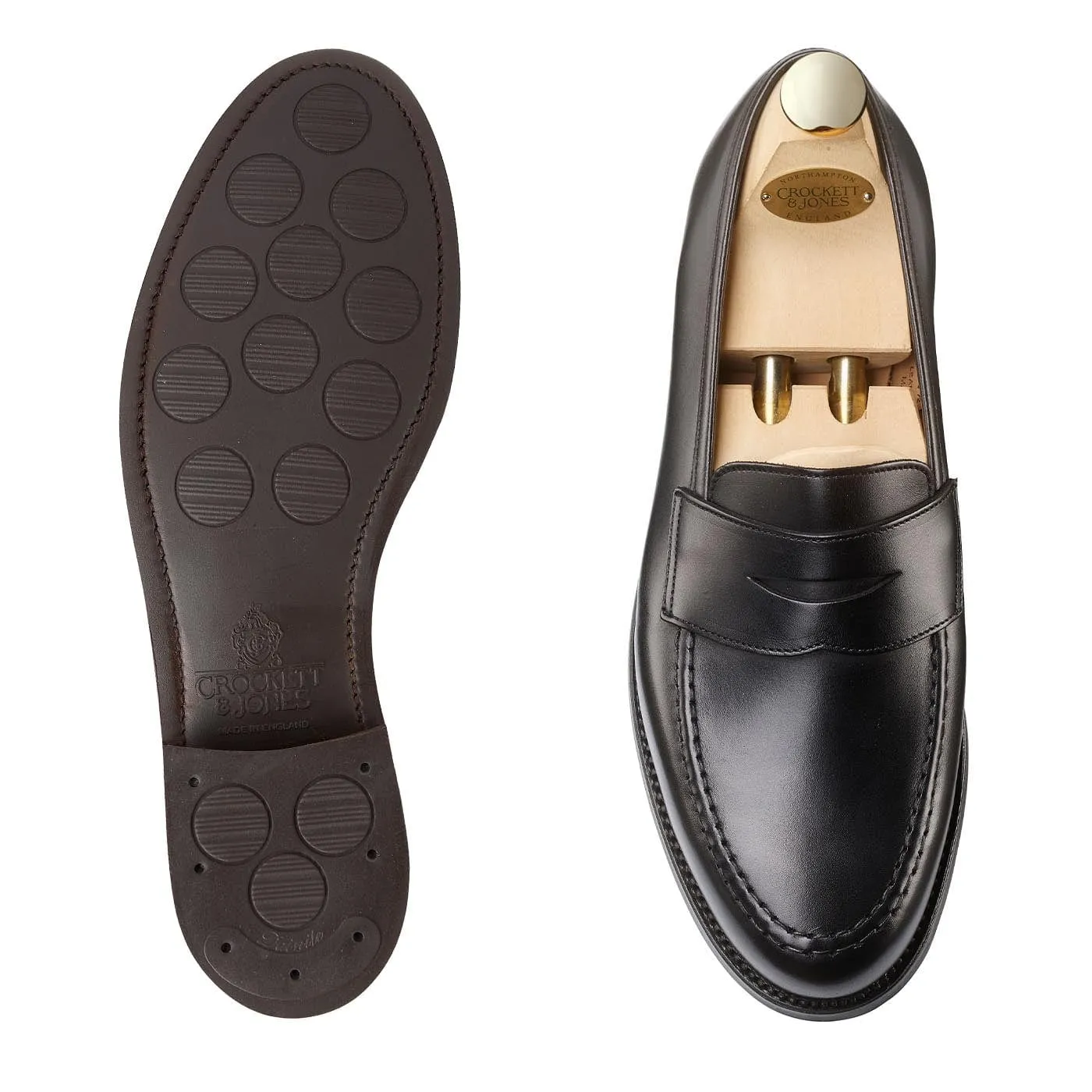 Clear Path Lane Heel Firm Boston Black Calf (City Sole)