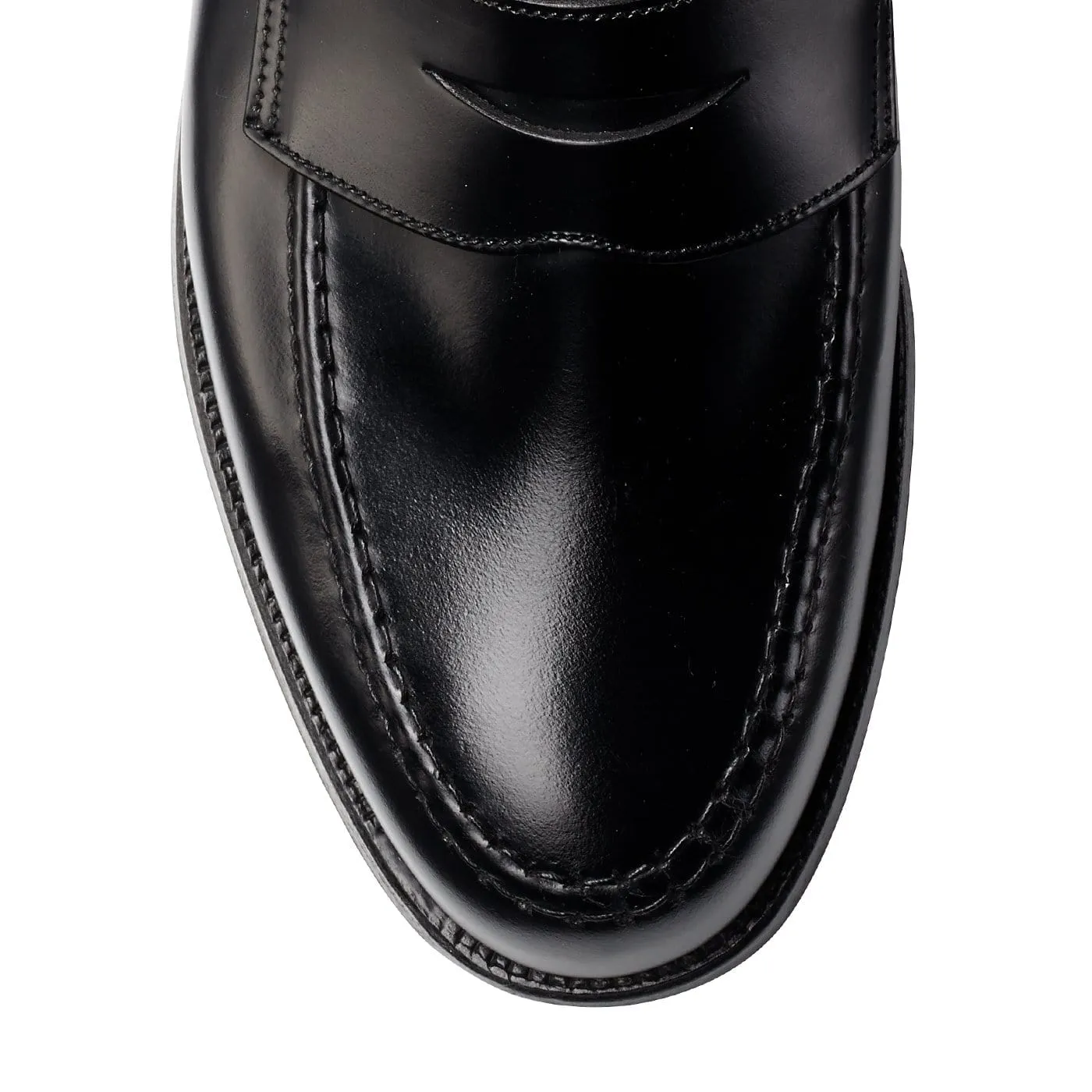 Commuter Shoes Wide Steps Boston Black Cavalry Calf