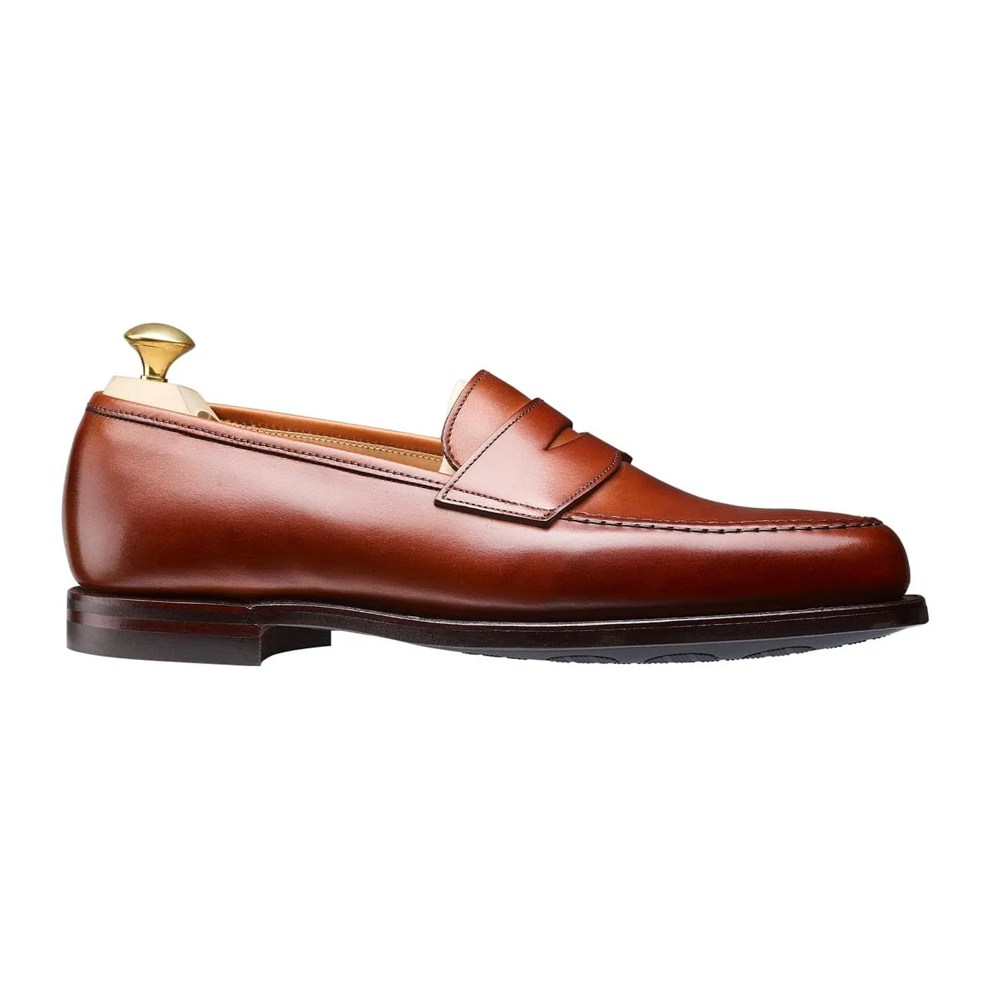 soft fit Street Hold Boston Chestnut Burnished Calf