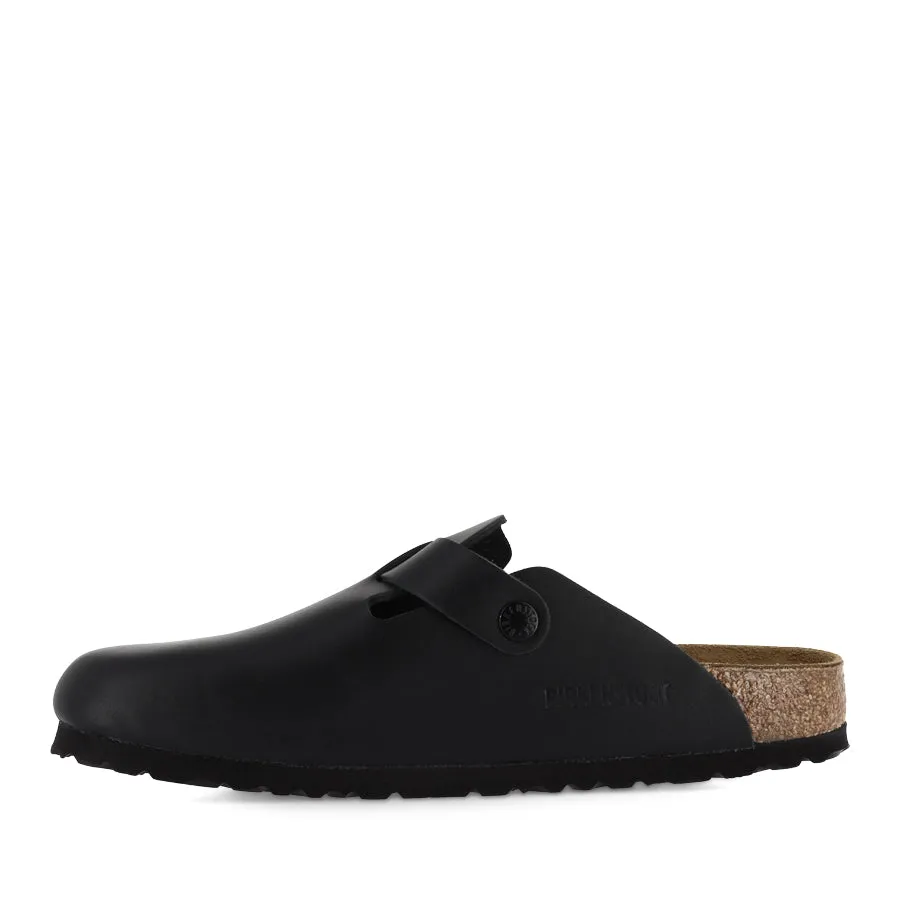 Open Toe Footwear Airy Vibe BOSTON NARROW - BLACK SMOOTH
