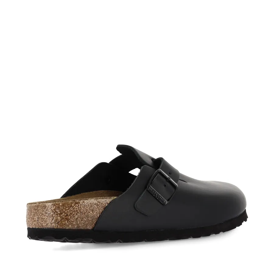 BOSTON NARROW - BLACK SMOOTH Casual Footwear for Every Day