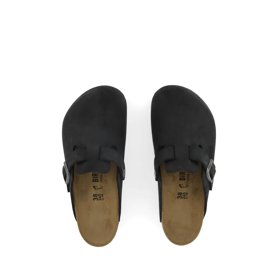 Quick Fit Sandals BOSTON NATURAL LEATHER - BLACK OILED