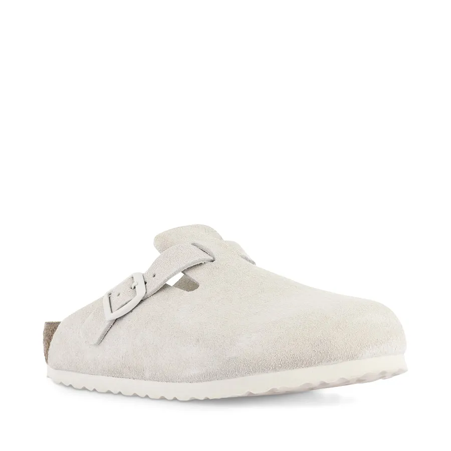 Party Mood BOSTON SUEDE SFB - ANTIQUE WHITE SUEDE