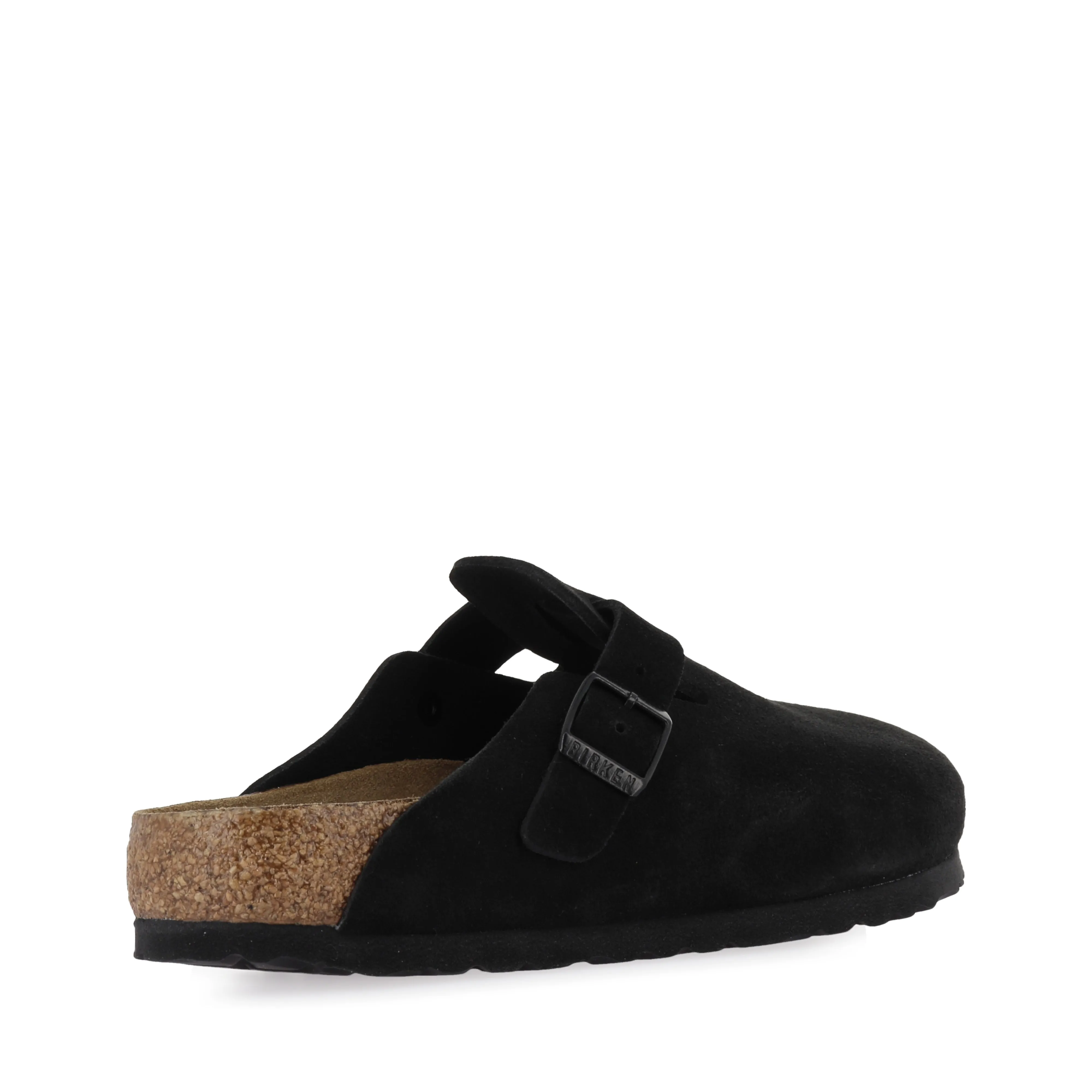 Moon Walk Walking Footwear BOSTON SUEDE SFB - BLACK SUEDE