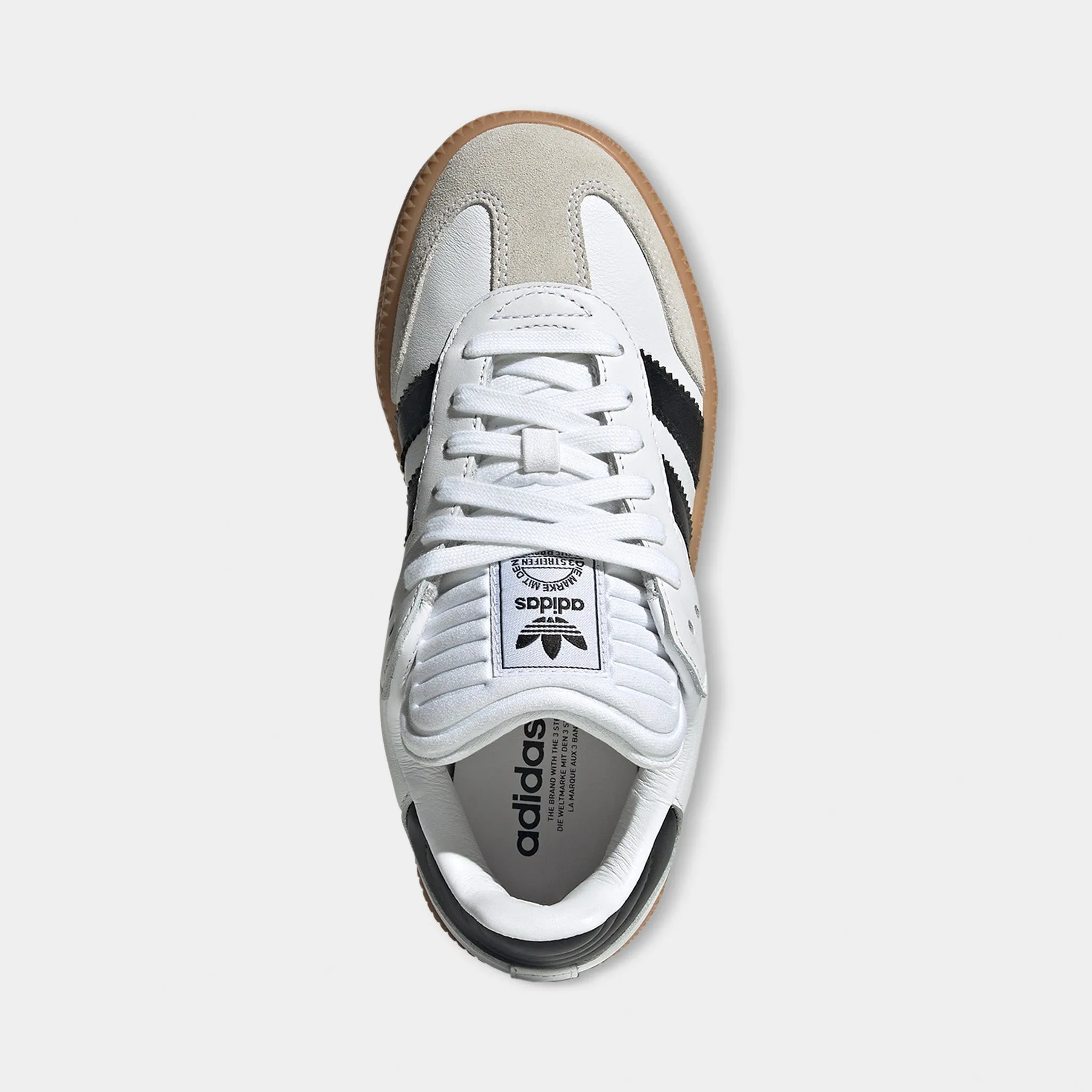 adidas Juniors' Samba XLG White / Black - Gum Fashion Appeal High Top Style