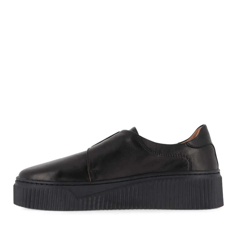 BOWIE - BLACK LEATHER All Day Comfort Design