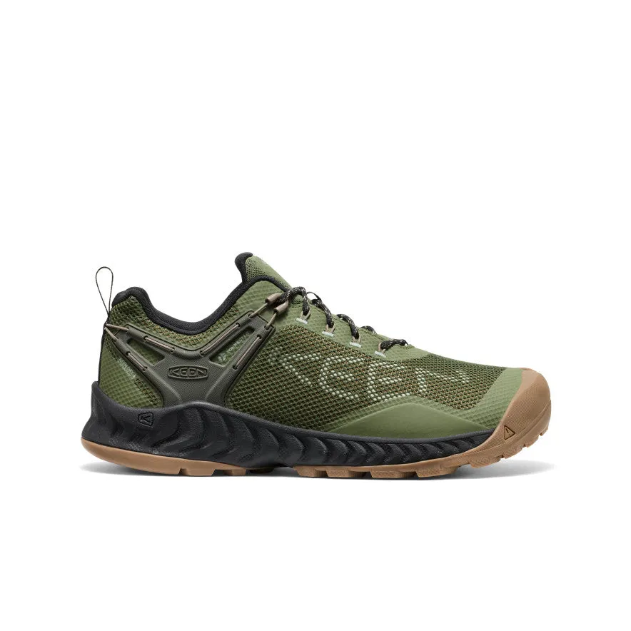 concert Retro Men's NXIS EVO Waterproof Shoe  |  Bronze Green/Brindle