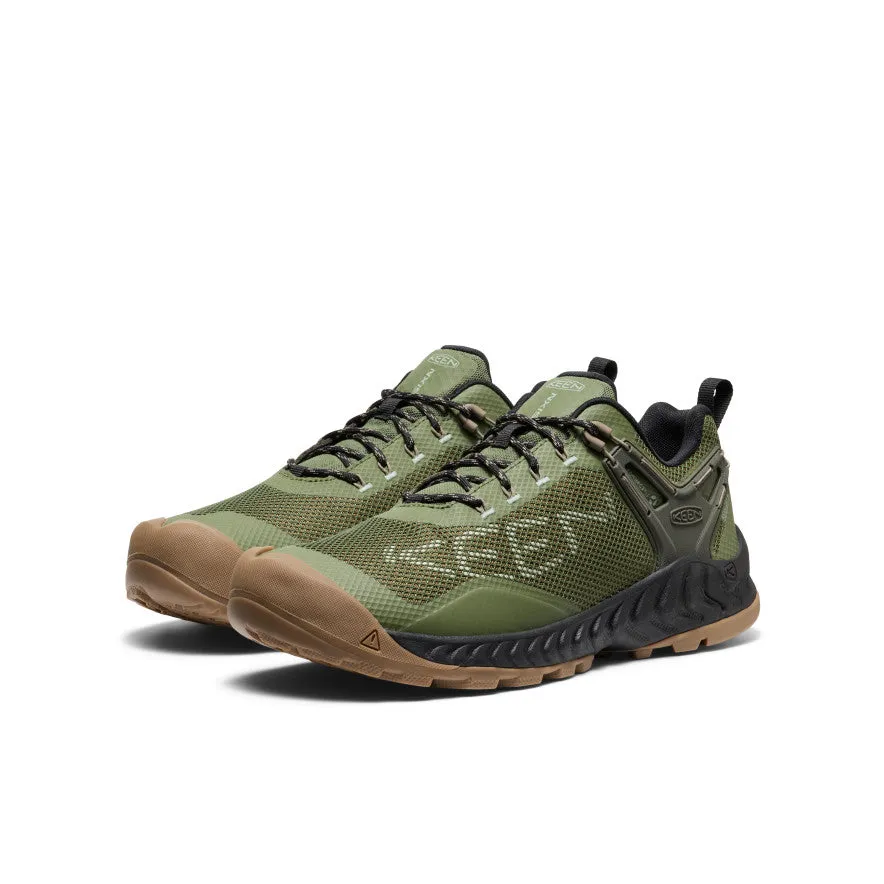 Men's NXIS EVO Waterproof Shoe  |  Bronze Green/Brindle cricket
