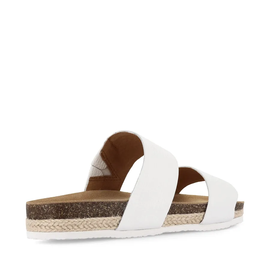 QuickDry MARIA III - WHITE GRAIN LEATHER