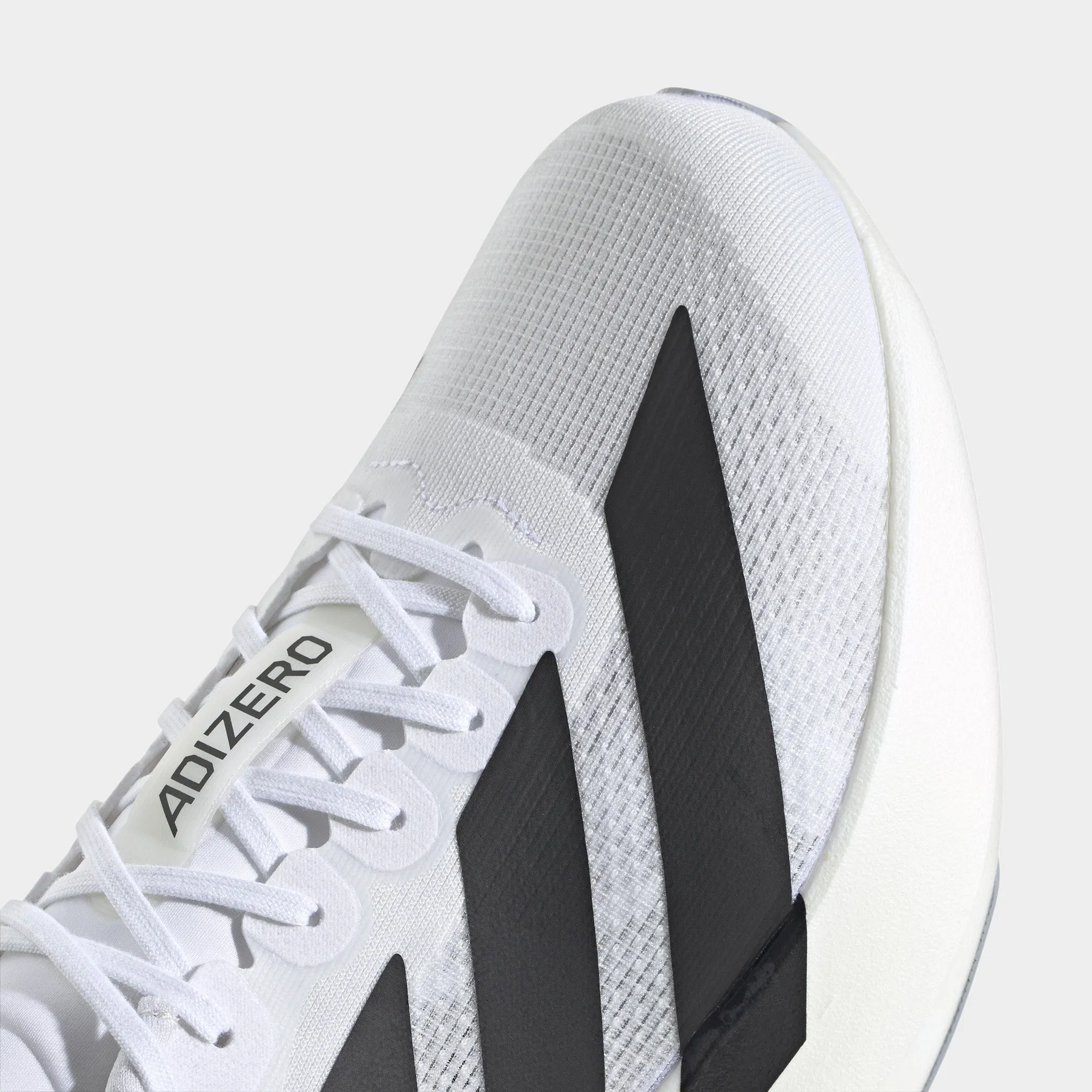 Flat Sole Dynamic Movement adidas Adizero EVO SL / Cloud White / Core Blac