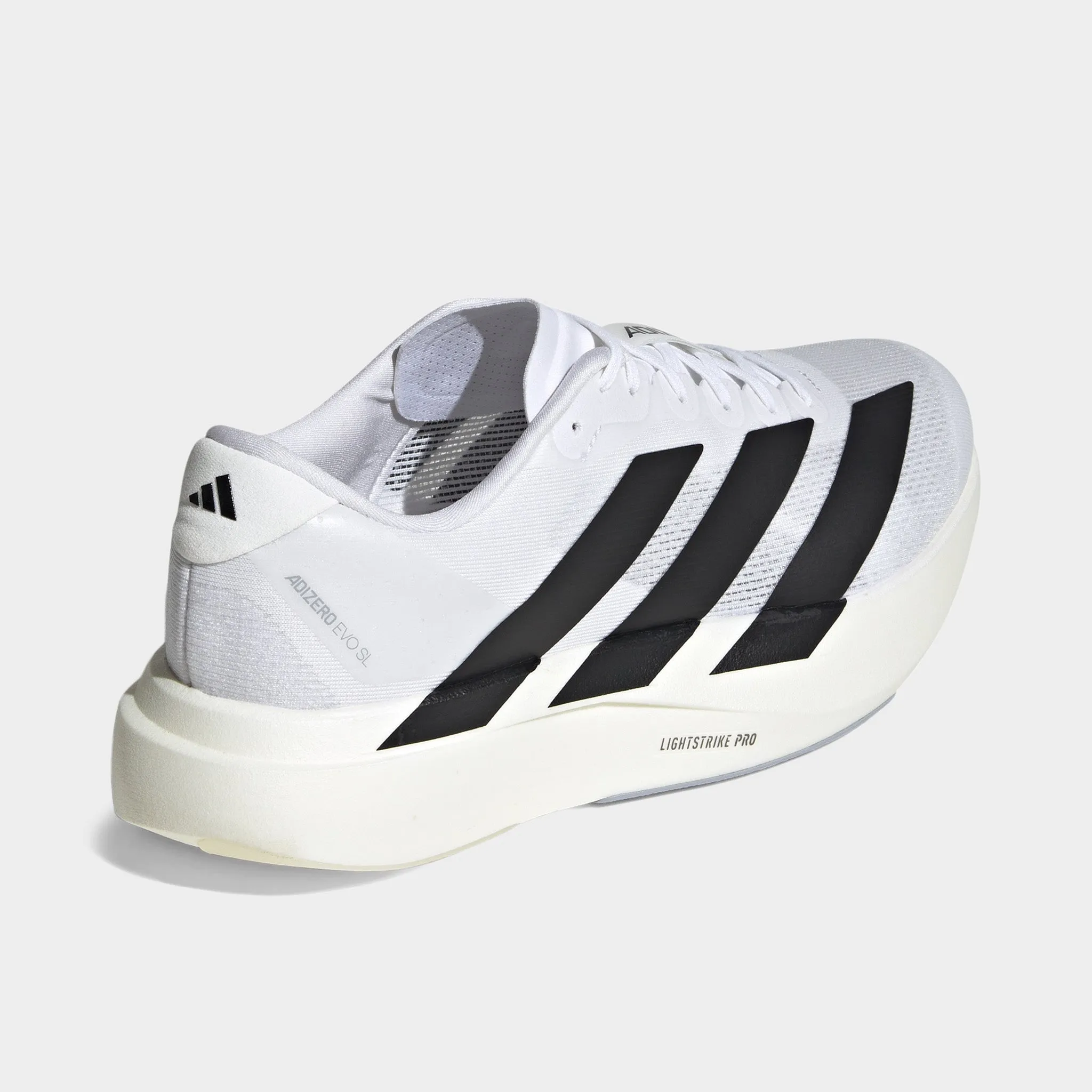 adidas Adizero EVO SL / Cloud White / Core Blac Hollowed Out Panels
