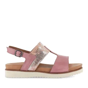 TRIPLET - DUSKY ROSE ALATURCA TAUPE/BEIGE Flexible Beach Shoes
