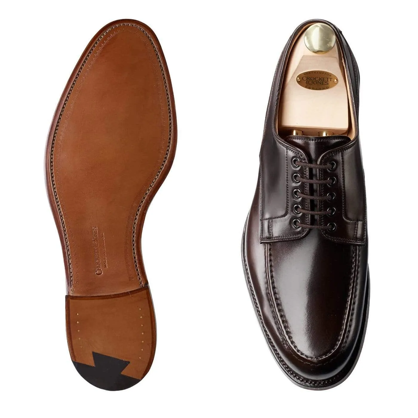 Relaxed All-day Wear High-End Shoes Cork Dark Brown Cordovan