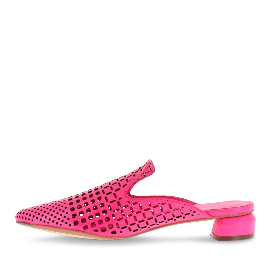 Island Step Soft Support FLAN - HOT PINK LEATHER