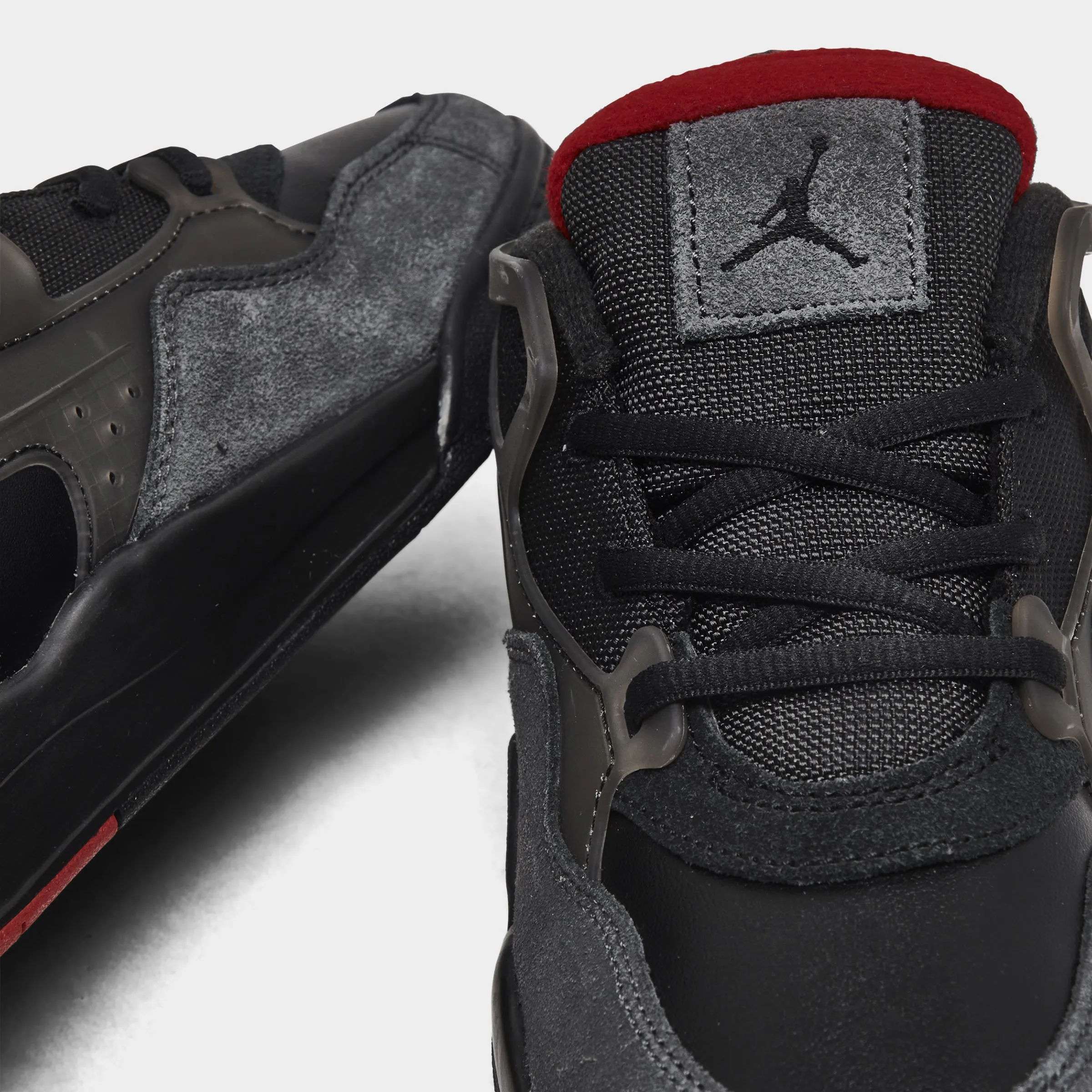 Jordan 4RM PS Black / Varsity Red - Anthracite Adjustable Cushioning Minimalist