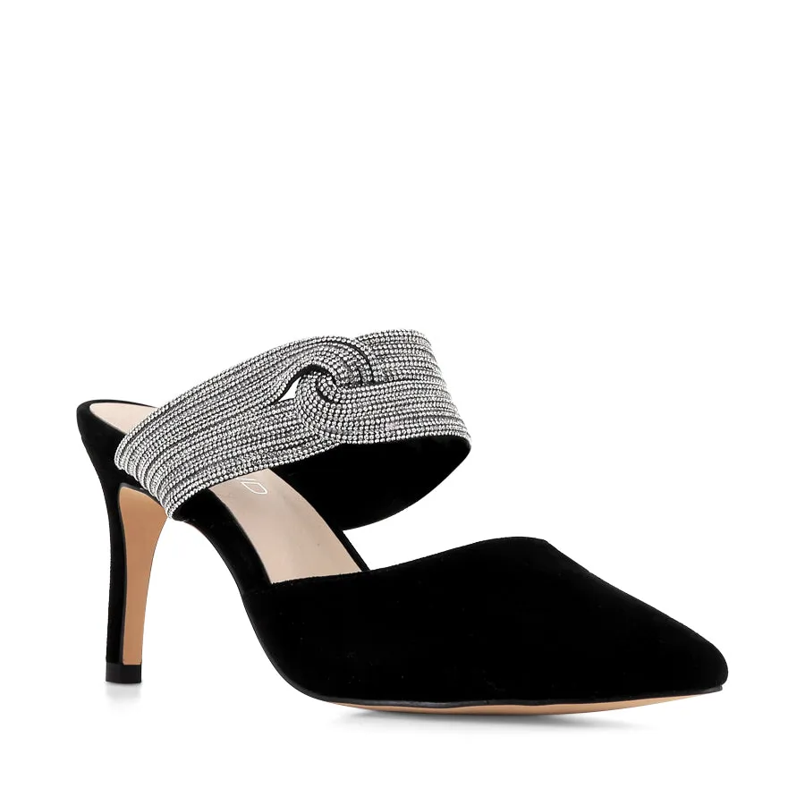 BARLETTA - BLACK SUEDE Soft Leather