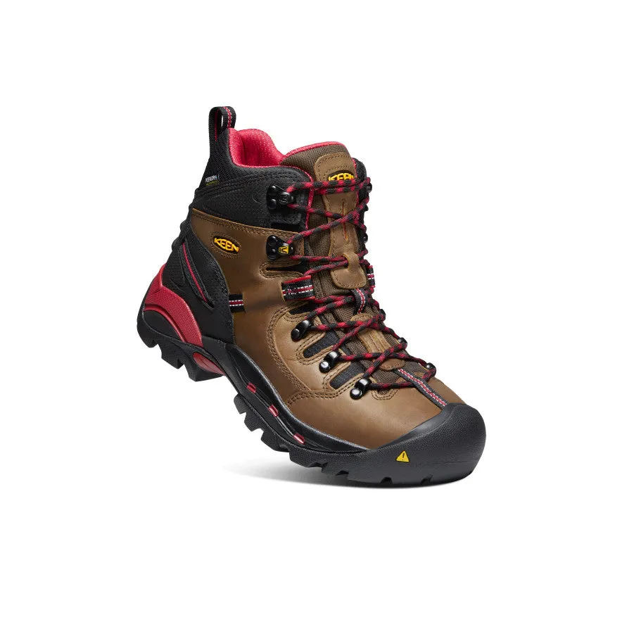 Ultra-soft sole Men's Pittsburgh 6" Waterproof Boot (Steel Toe)  |  Bison