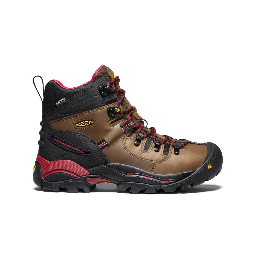Men's Pittsburgh 6" Waterproof Boot (Steel Toe)  |  Bison dancer - style Multi-functional durability