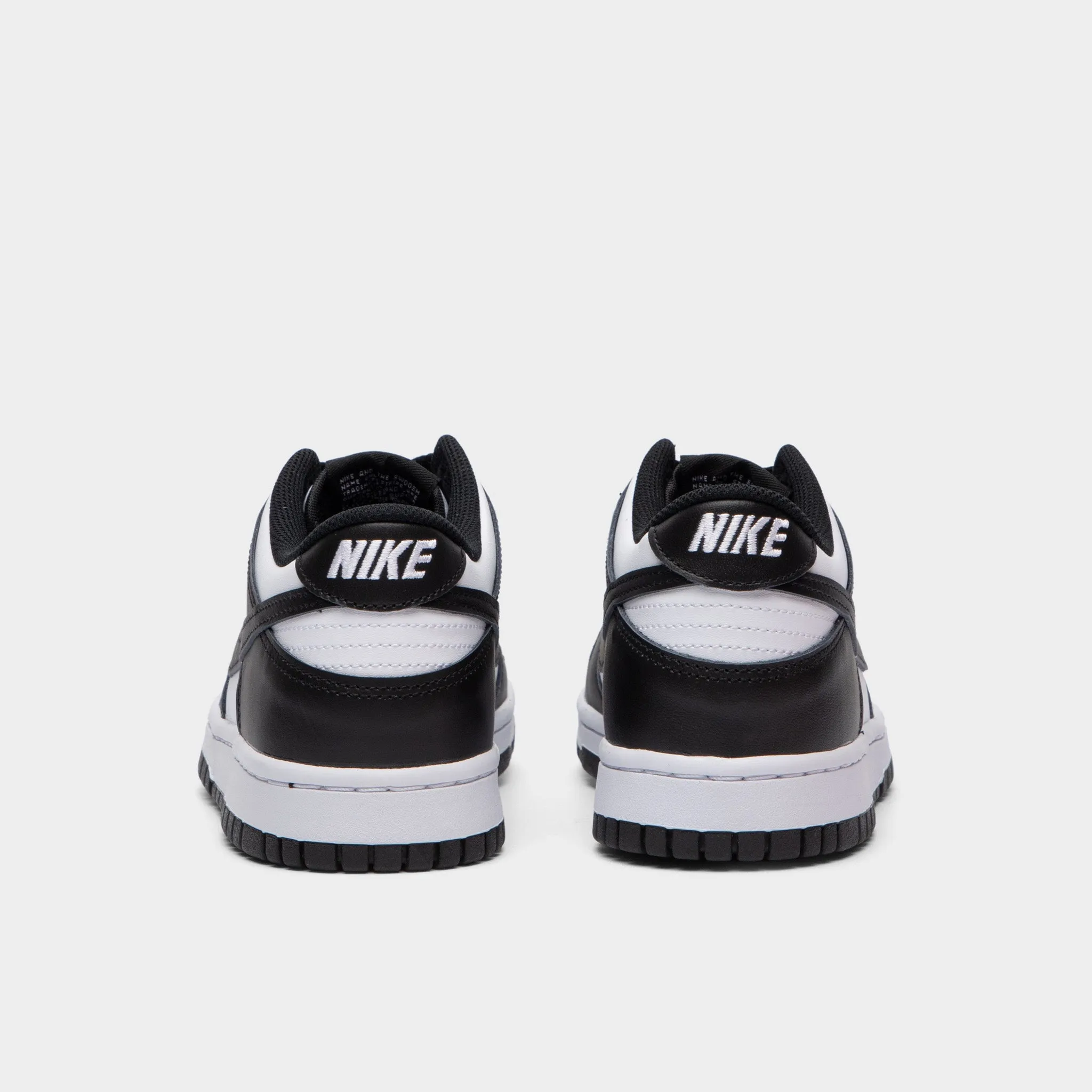 Nike Dunk Low GS White / Black - White Ultra light adjustable lacing system