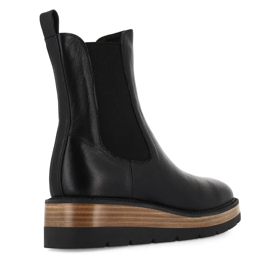 TOOVI - BLACK LEATHER Glide Step On-The-Go