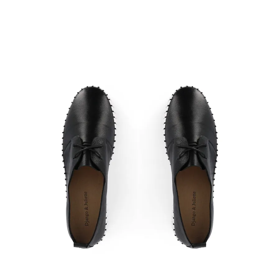 ReflectiveDetails BRENDA - BLACK LEATHER